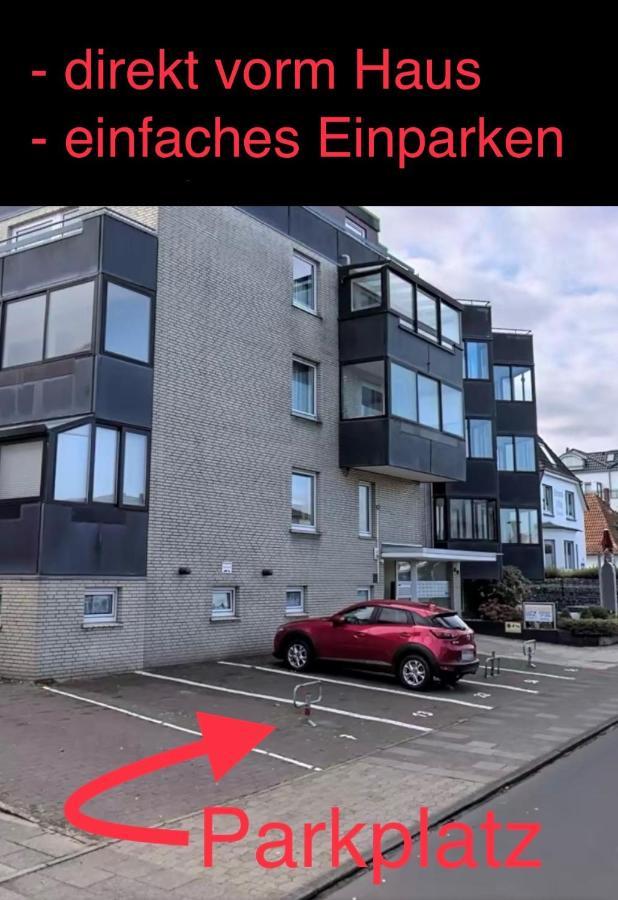 Traumhafte Ferienwohnung "Seeperle" In Cuxhaven - Duhnen Mit Teilseeblick In 1A Lage Luaran gambar